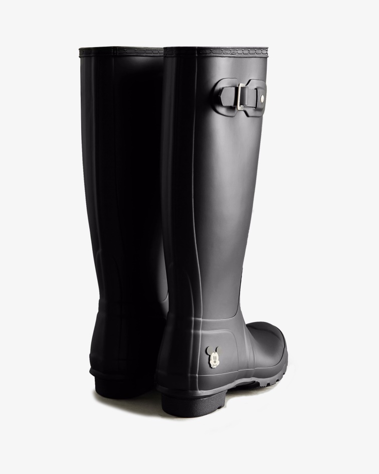 Hunter Women's Disney Tall Rain Boots Black