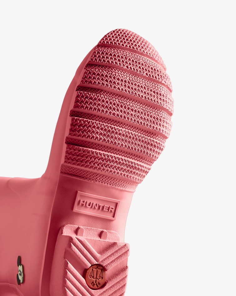 Hunter Women's Disney Tall Rain Boots Pink Shiver