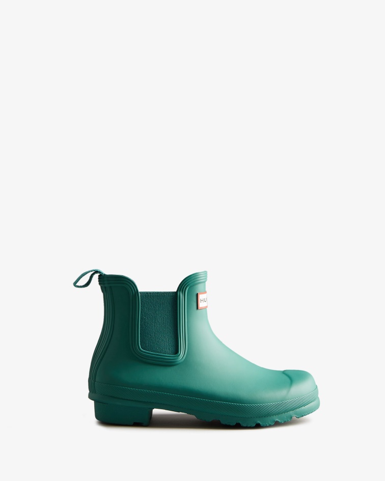Hunter Women's Original Chelsea Boots Teal Thaw