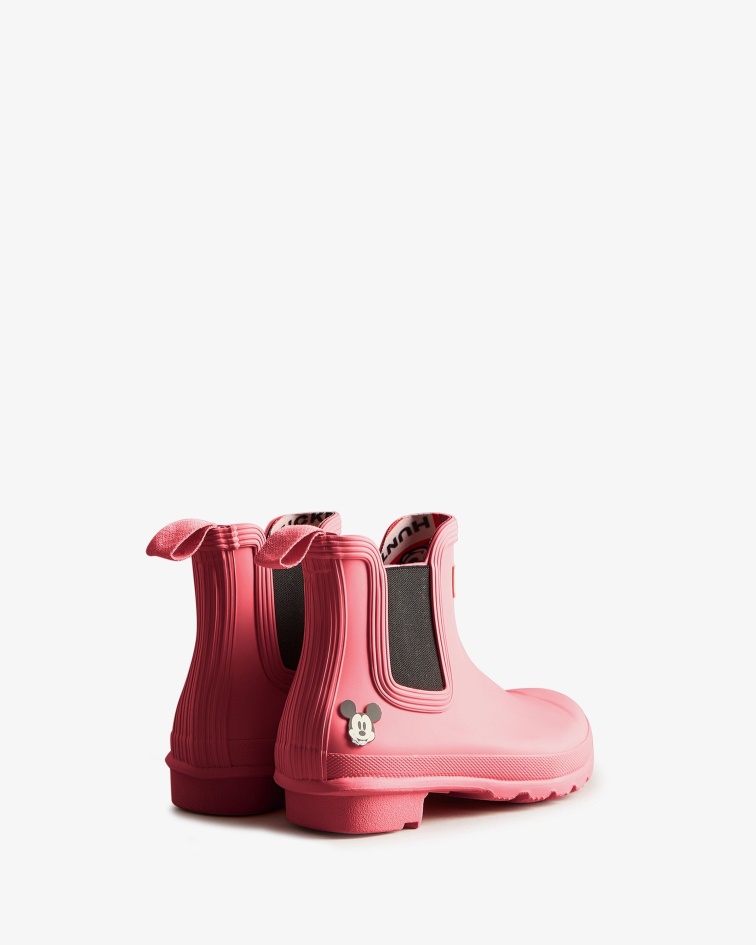 Hunter Women's Disney Chelsea Boots Pink Shiver