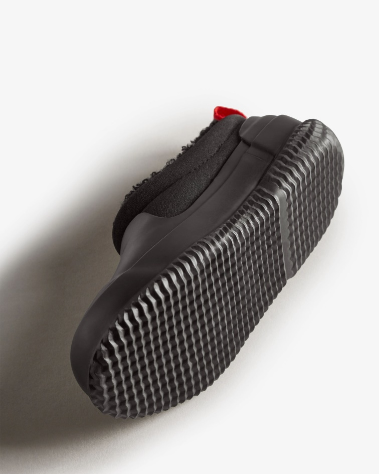 Hunter Big Kids (5-10 Years) Insulated Vegan Shearling Shoe Black