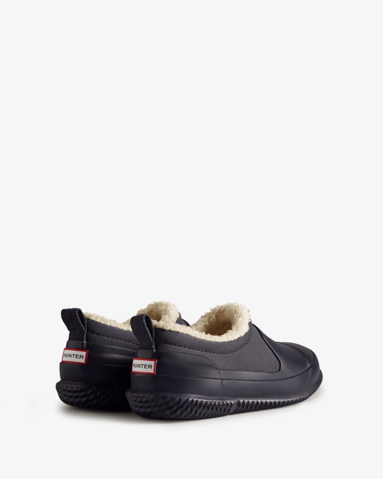 Hunter Big Kids (5-10 Years) Insulated Vegan Shearling Shoe Hunter Navy