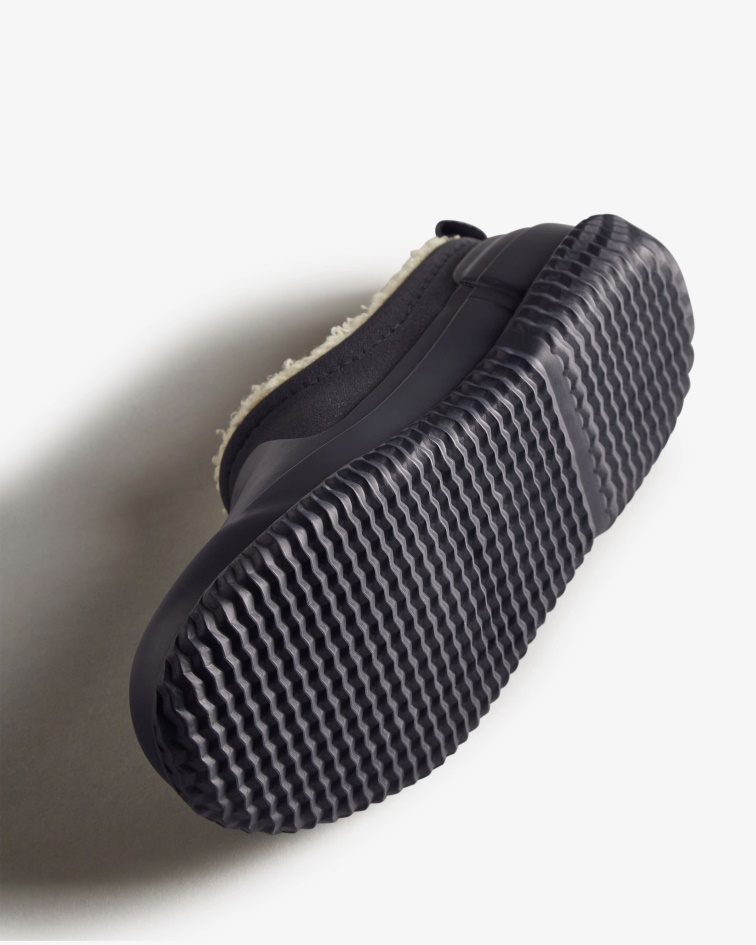 Hunter Big Kids (5-10 Years) Insulated Vegan Shearling Shoe Hunter Navy