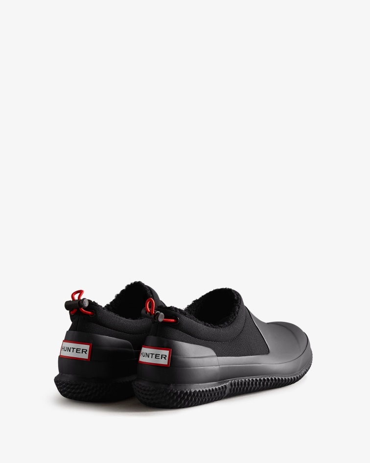 Hunter Women's Insulated Vegan Shearling Shoe Black