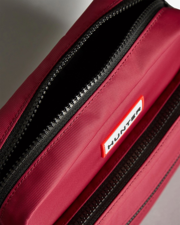 Hunter Nylon Camera Bag Hayes Burgundy