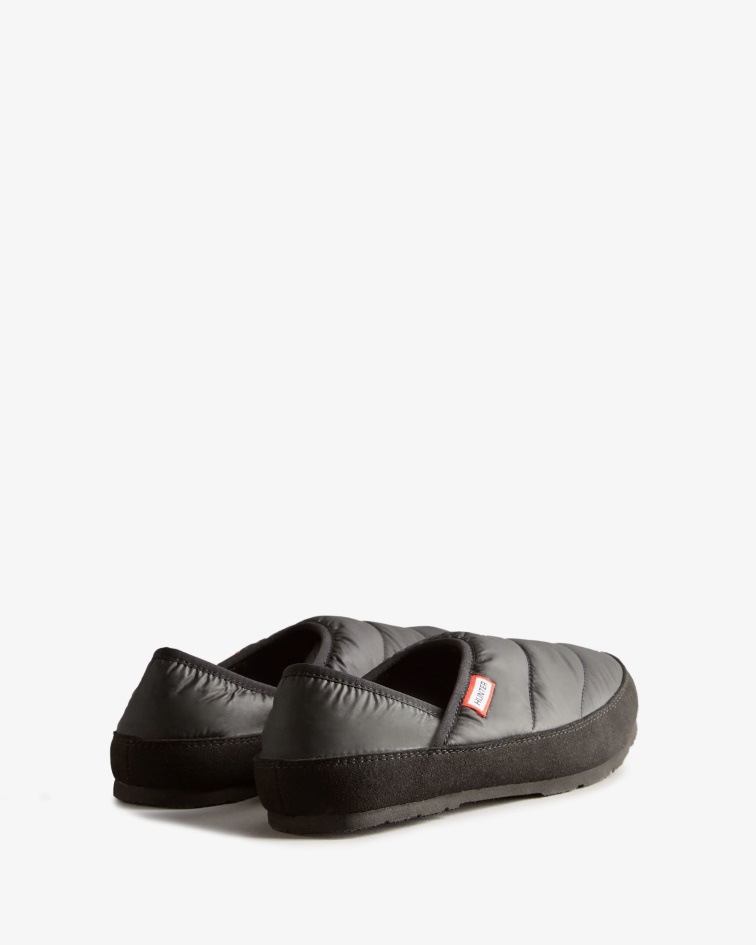 Hunter Women's Puffer Slipper Black