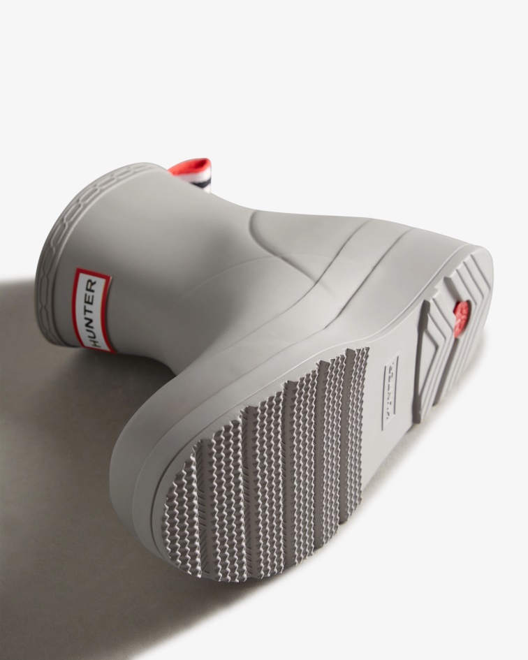 Hunter Women's Play Short Rain Boots Zinc Grey