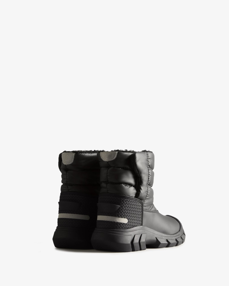 Hunter Big Kids (5-10 Years) Insulated Snow Boots Black