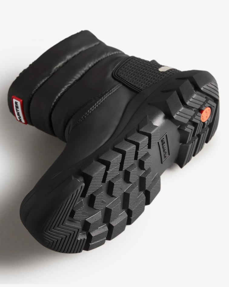 Hunter Big Kids (5-10 Years) Insulated Snow Boots Black