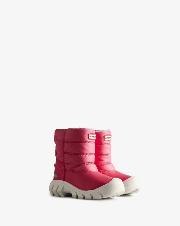Hunter Little Kids (18 Months-6 Years) Insulated Snow Boots Bright Pink