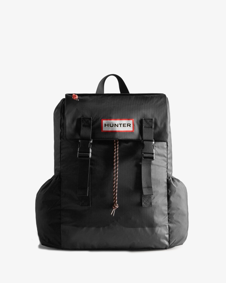Hunter Ripstop Packable Backpack Black
