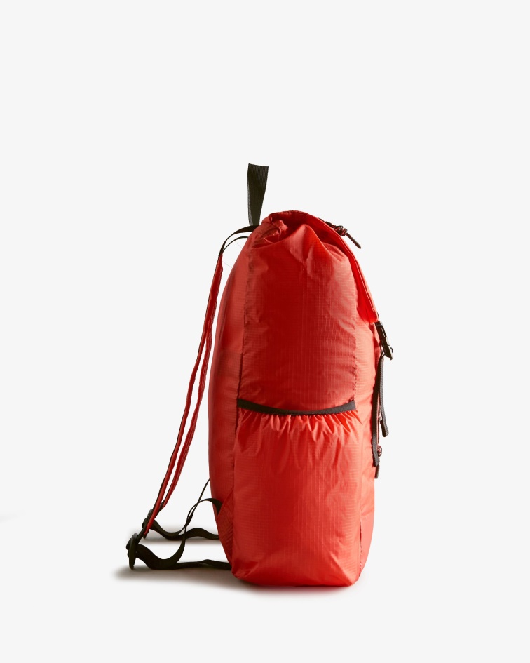 Hunter Ripstop Packable Backpack Hunter Red