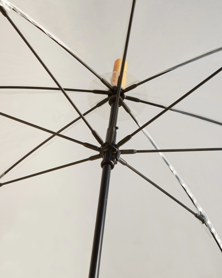 Hunter Moustache Bubble Umbrella Yellow