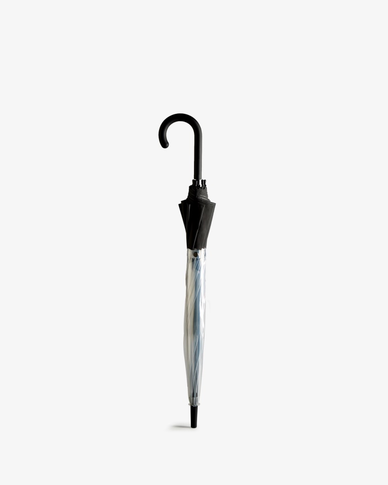 Hunter Moustache Bubble Umbrella Black