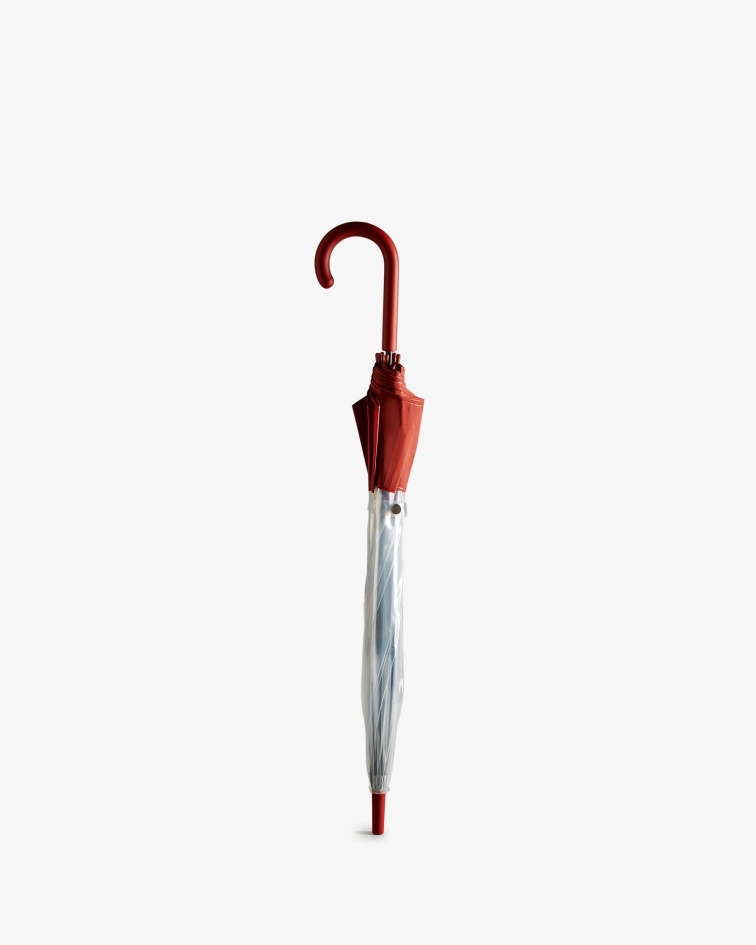 Hunter Moustache Bubble Umbrella Military Red