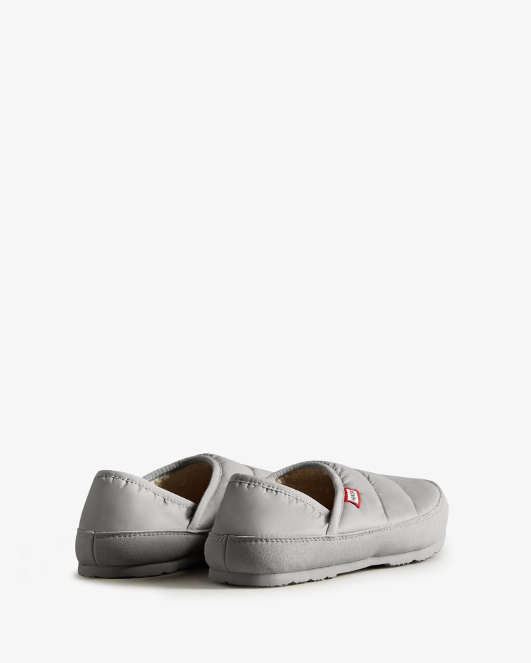 Hunter Women's Puffer Slipper Tundra Grey