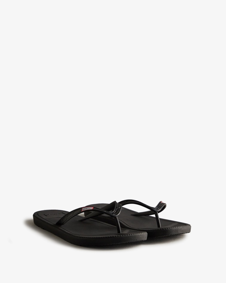 Hunter Men's Flip Flop Black