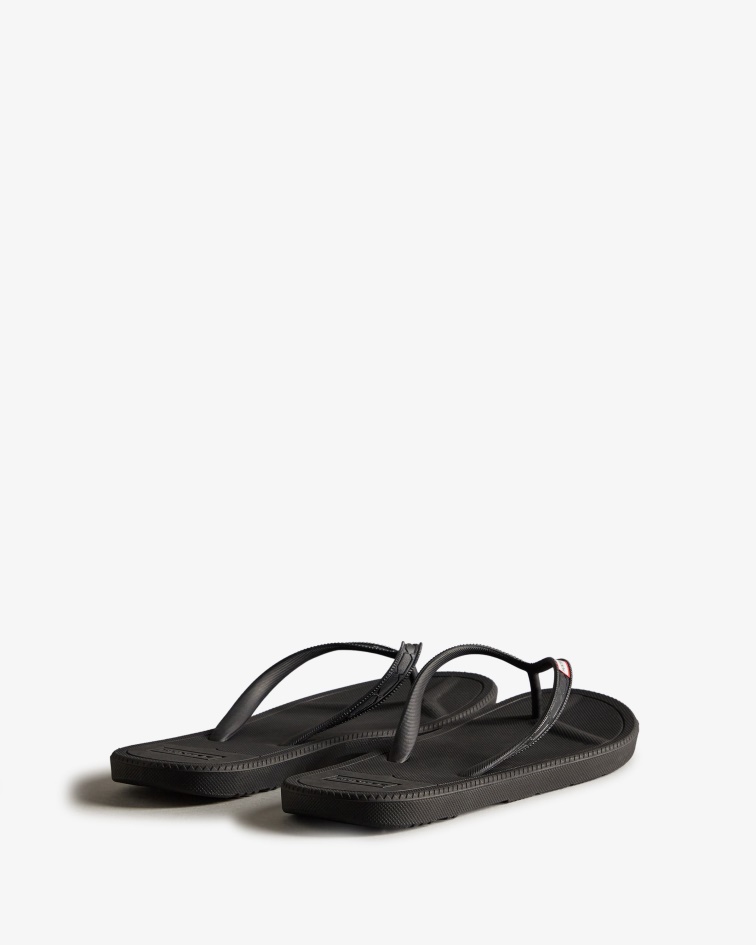Hunter Men's Flip Flop Black