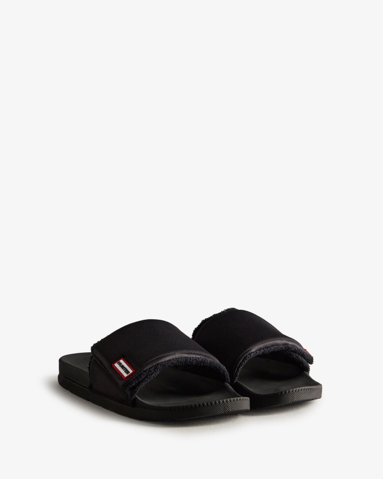 Hunter Men's Adjustable Slides Black