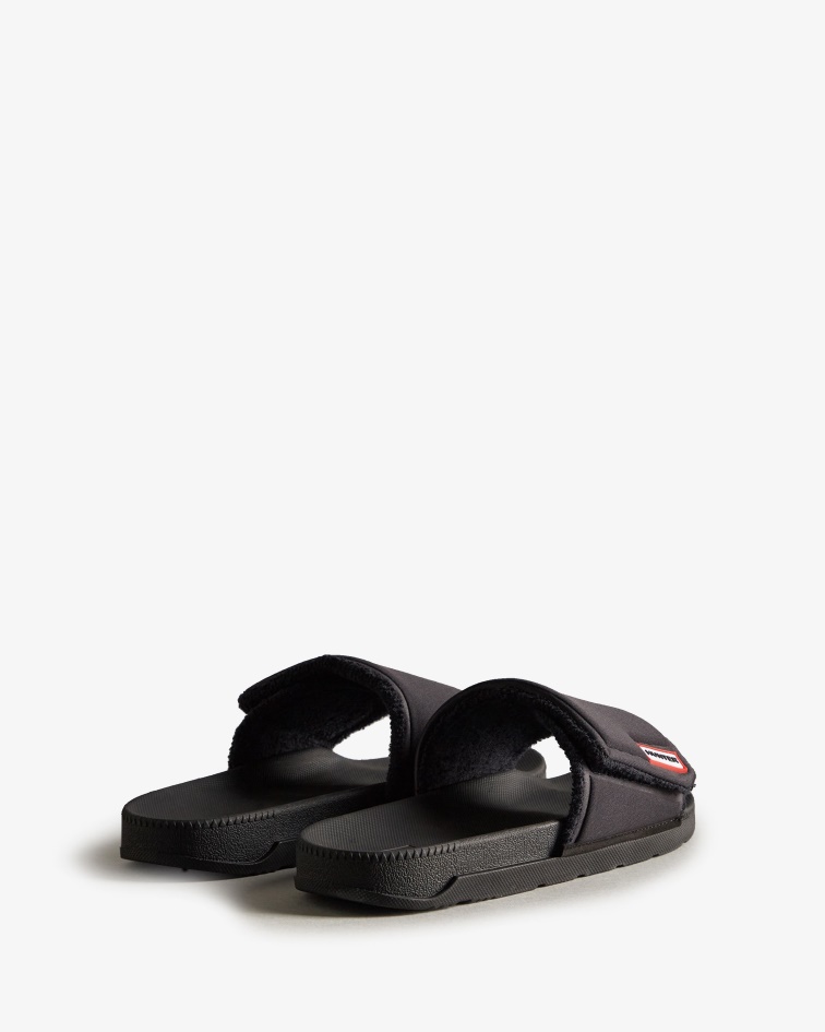 Hunter Men's Adjustable Slides Black