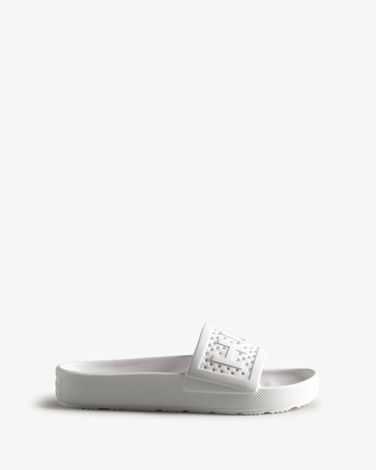 Hunter Women's Lightweight Moulded Sliders White
