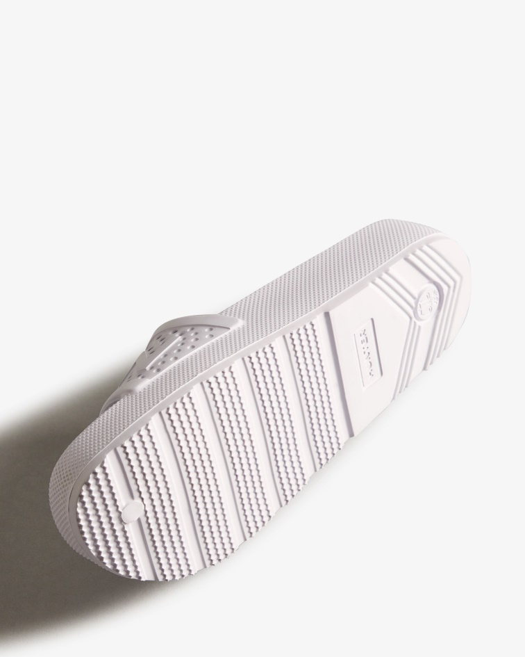 Hunter Women's Lightweight Moulded Sliders White