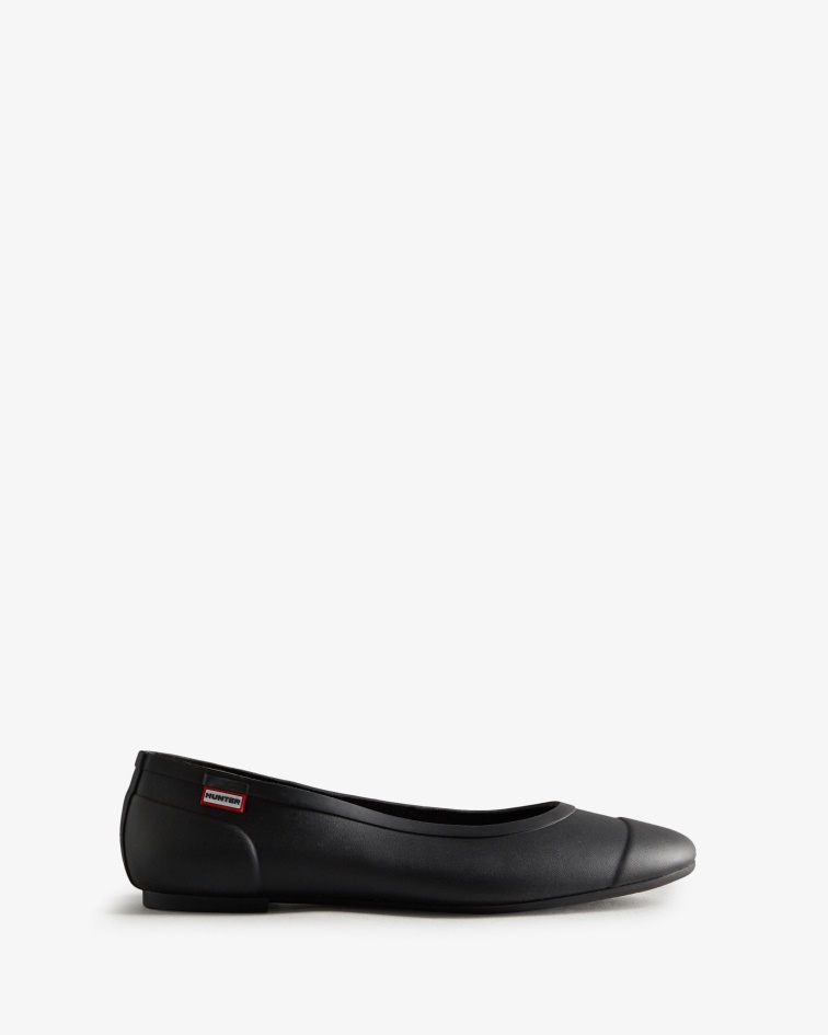 Hunter Women's Tour Ballet Flats Black