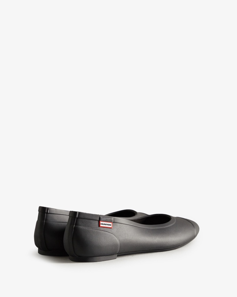 Hunter Women's Tour Ballet Flats Black