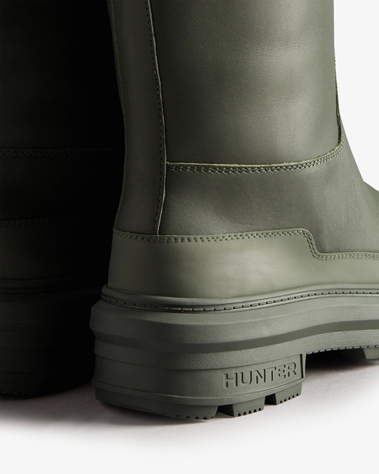 Hunter Women's Killing Eve Tall Chasing Boot Olive