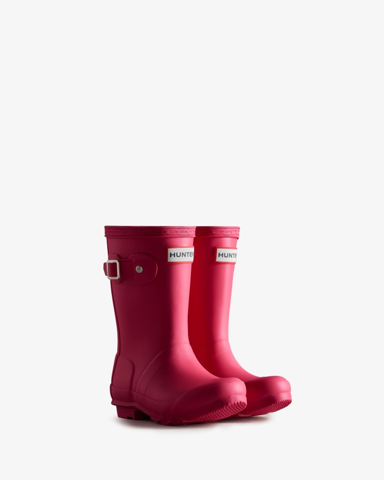 Hunter Original Little Kids (2-6 Years) Rain Boots Bright Pink