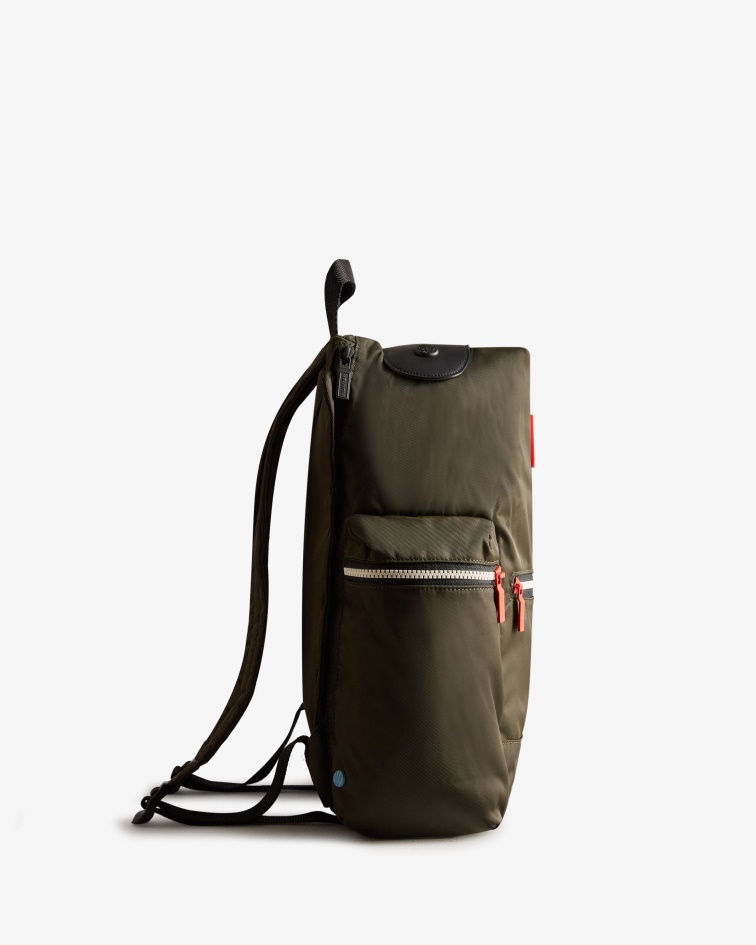 Hunter Top Clip Backpack - Nylon Dark Olive