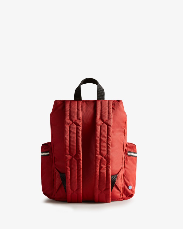 Hunter Mini Top Clip Backpack - Nylon Military Red