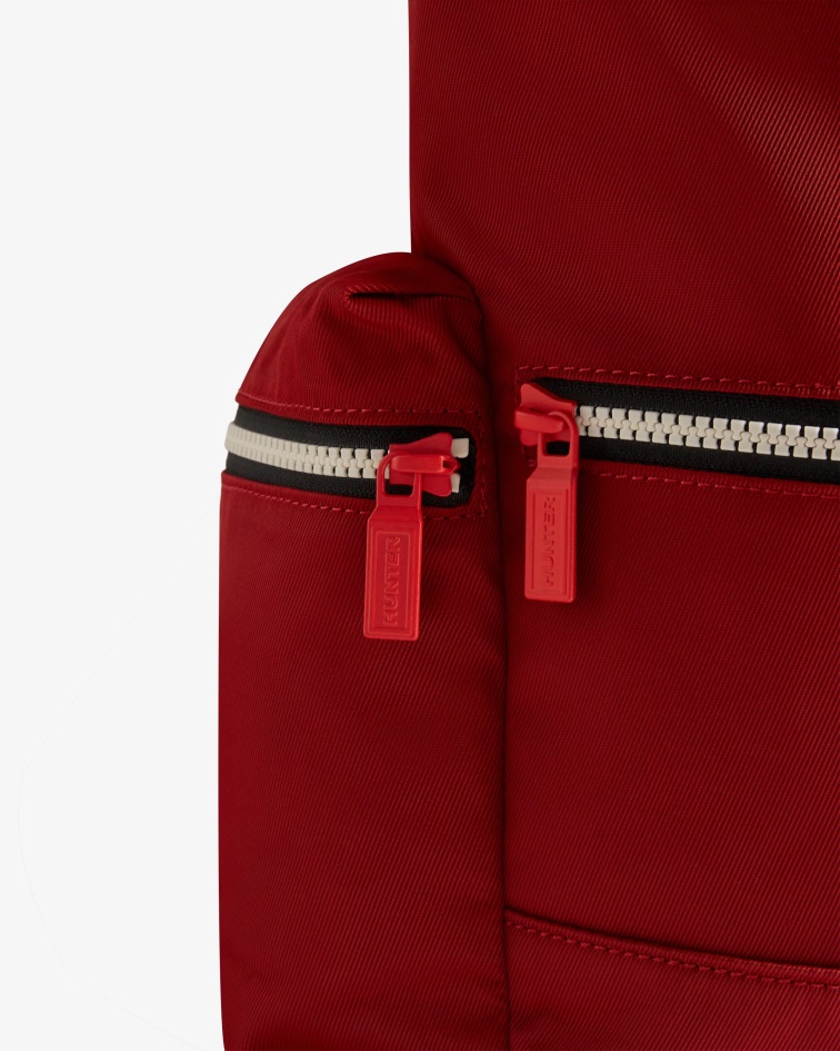 Hunter Mini Top Clip Backpack - Nylon Military Red