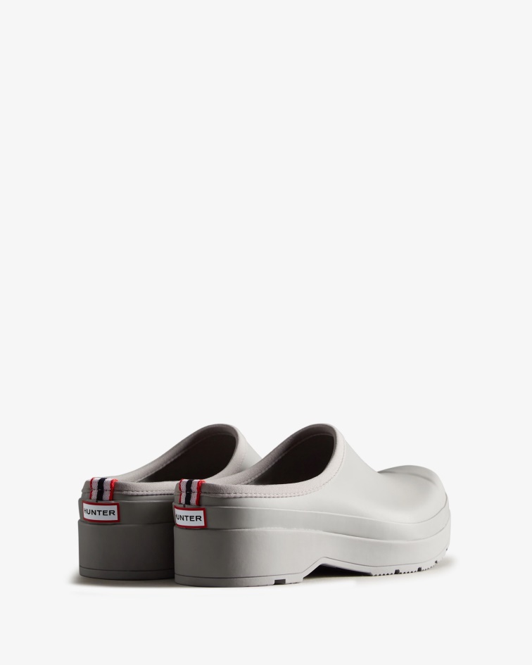 Hunter Men's Play Clogs Zinc Grey