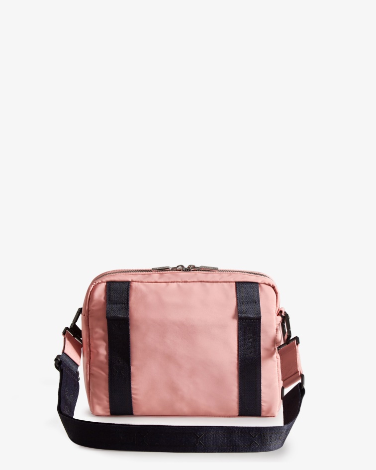 Hunter Refined Sustainable Crossbody Bag Bramble Blossom Pink