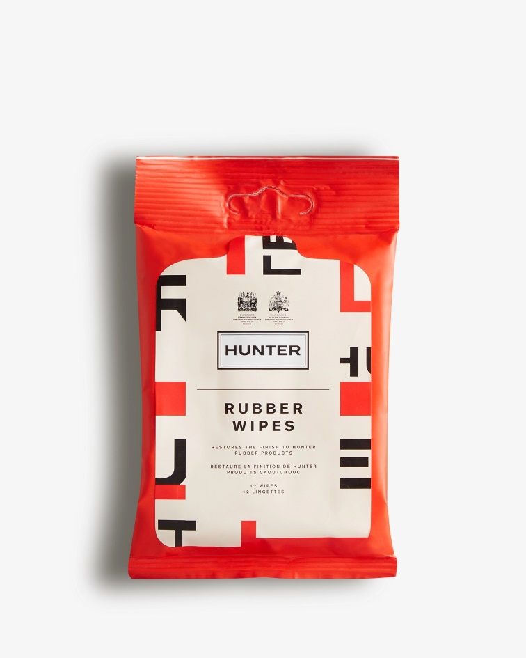 Hunter Rubber Boot Wipes Exploded Logo
