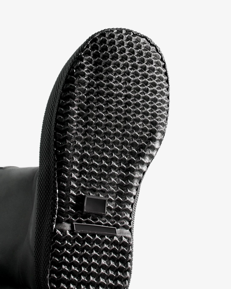 Hunter Kids First (18 Months-8 Years) Grab Handle Rain Boots Black