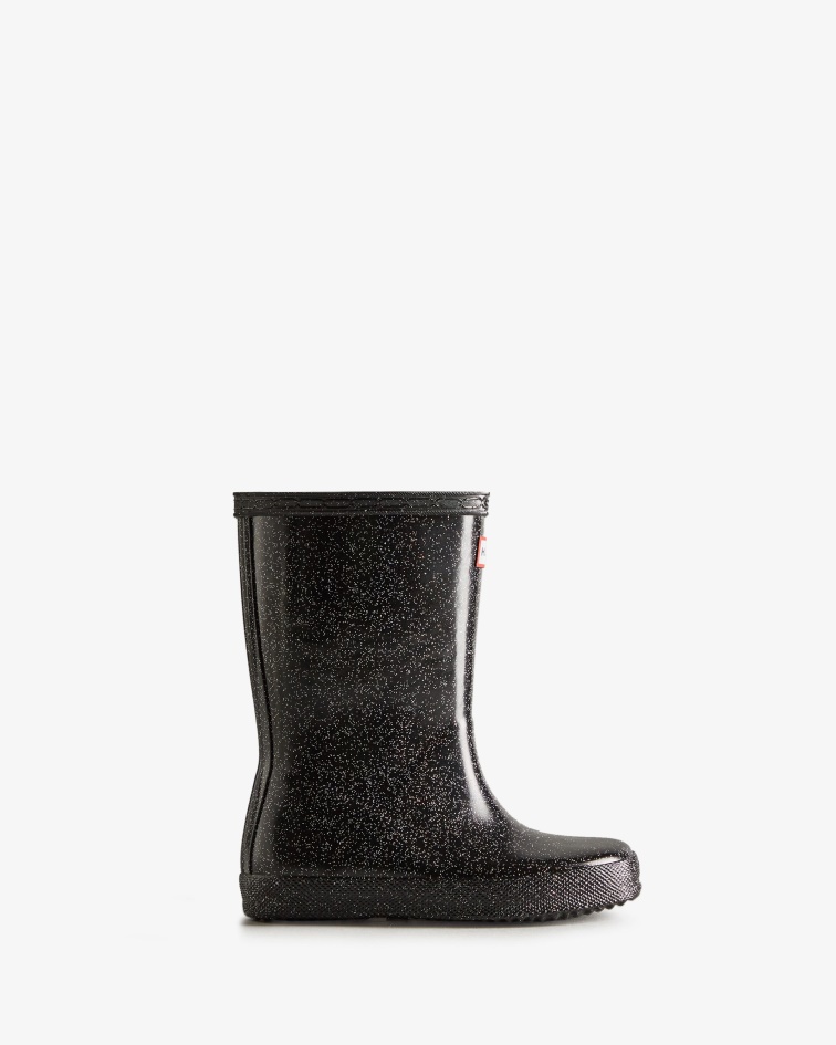 Hunter Kids First (18 Months-8 Years) Starcloud Rain Boots Black Multi