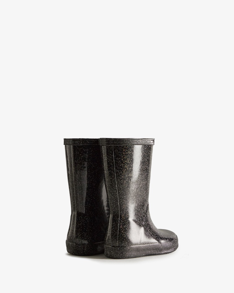 Hunter Kids First (18 Months-8 Years) Starcloud Rain Boots Black Multi
