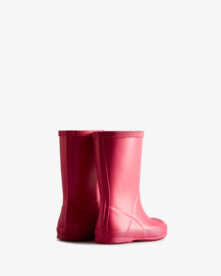 Hunter Original Kids First (18 Months-8 Years) Rain Boots Bright Pink