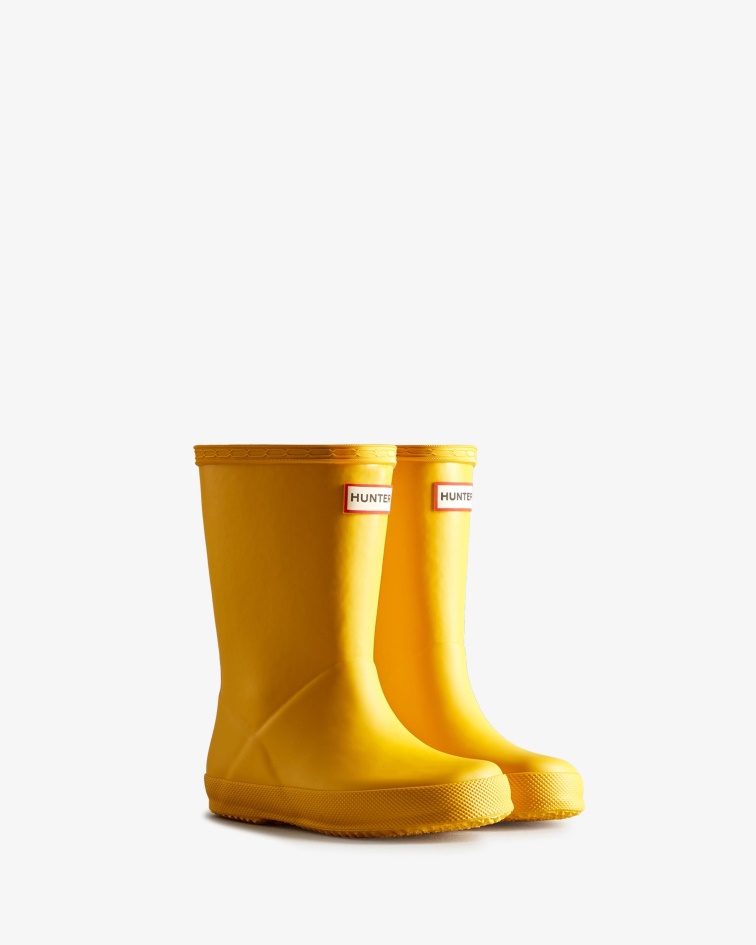 Hunter Original Kids First (18 Months-8 Years) Rain Boots Yellow