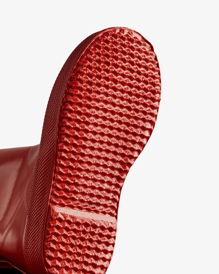 Hunter Original Kids First (18 Months-8 Years) Gloss Rain Boots Military Red