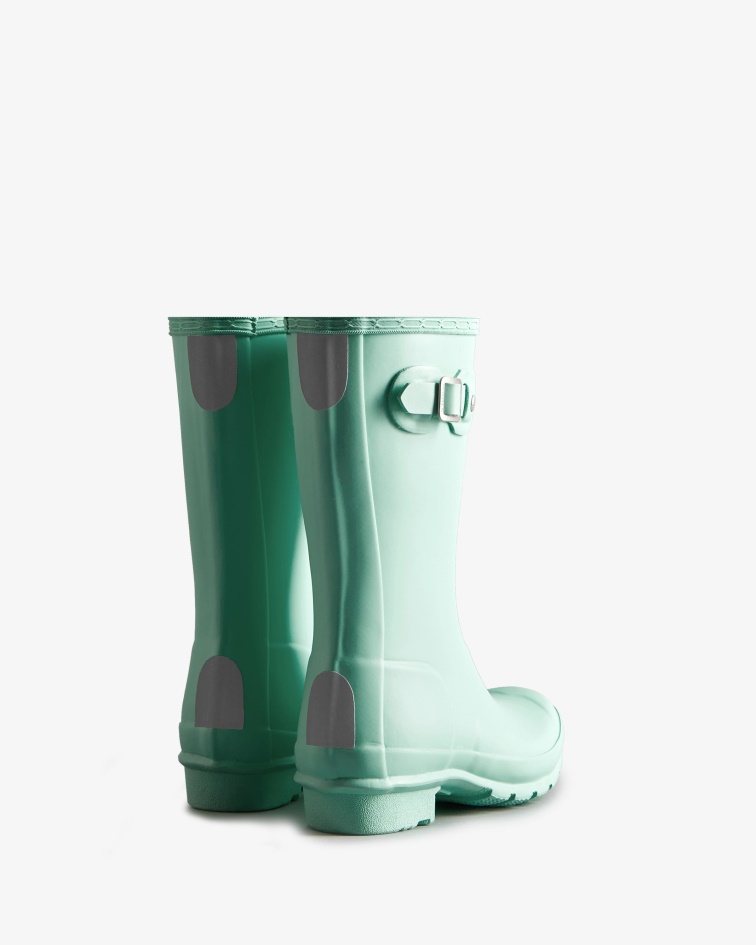 Hunter Original Big Kids (5-11 Years) Rain Boots Wild Mint