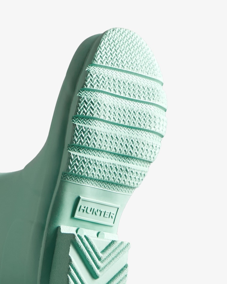 Hunter Original Big Kids (5-11 Years) Rain Boots Wild Mint