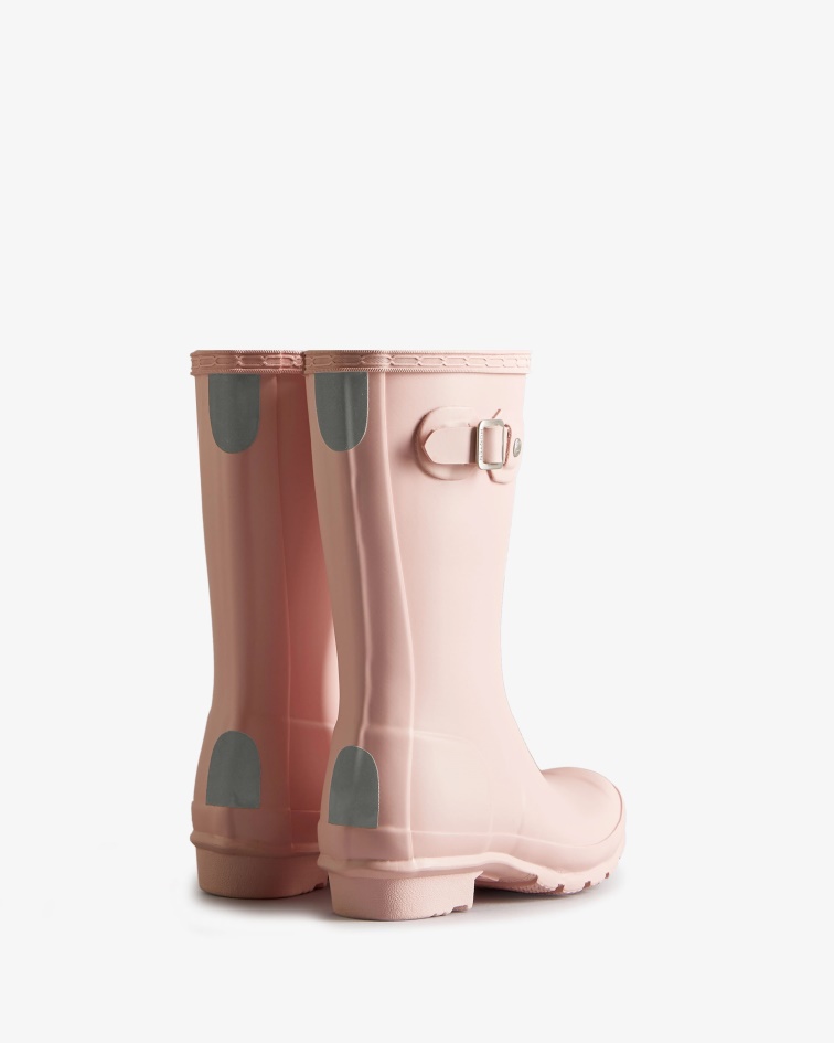 Hunter Original Big Kids (5-11 Years) Rain Boots Azalea Pink