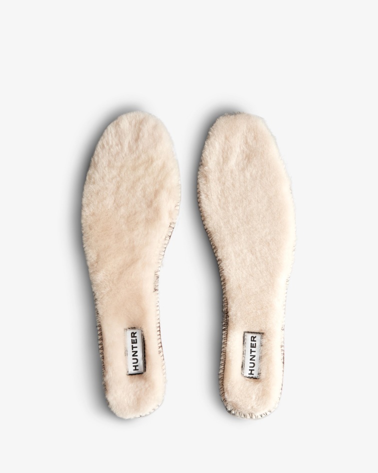 Hunter Original Luxury Shearling Insoles Natural