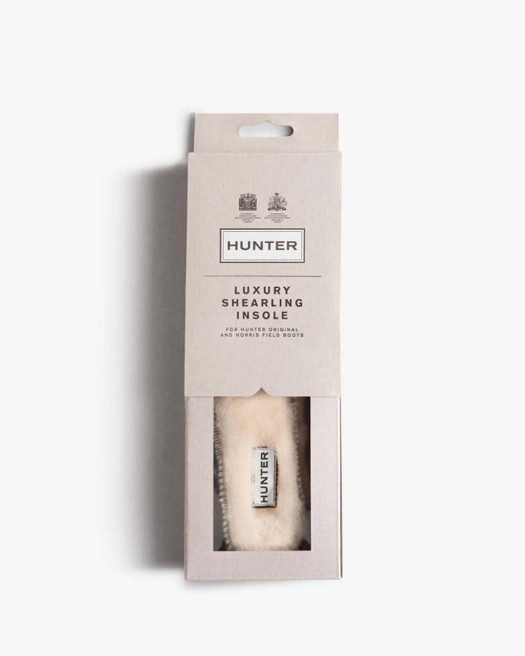 Hunter Original Luxury Shearling Insoles Natural