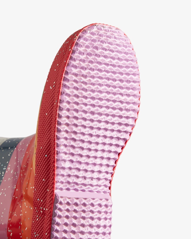 Hunter Kids First (18 Months-8 Years) Glitter Rainbow Rain Boots Multicoloured