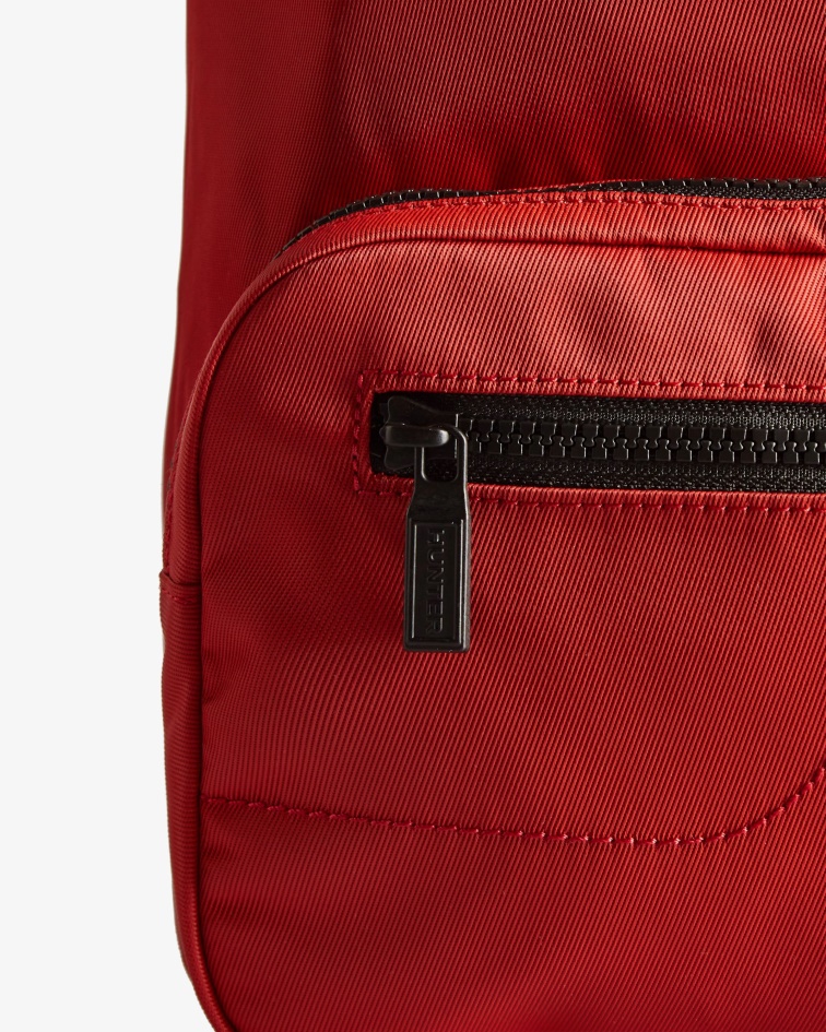 Hunter Mini Nylon Pioneer Top Clip Backpack Military Red