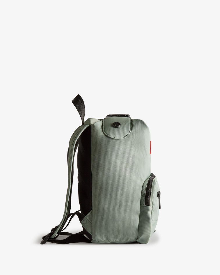 Hunter Mini Nylon Pioneer Top Clip Backpack Sweet Gale Green